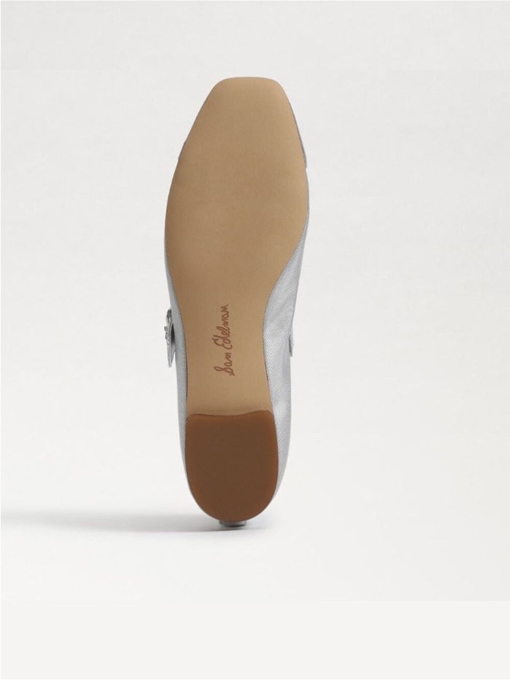 NWOB $130 Sam Edelman - Miranda Mary Jane Flat Silver - Picture 2 of 8